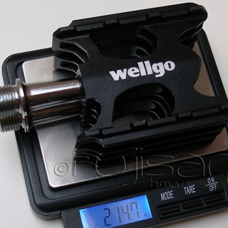 Gewicht Wellgo Pedale (Platform) C006 95x61.6x22.9mm