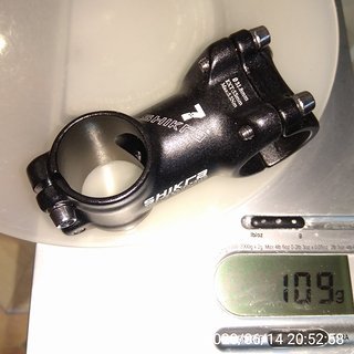 Gewicht XLC Vorbau Shikra Ultraleicht Alu-Vorbau 55 mm, 7°, 31,8