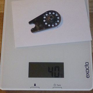 Gewicht Rohloff Nabenschaltungen Achsplatte für Scheibenbremse 