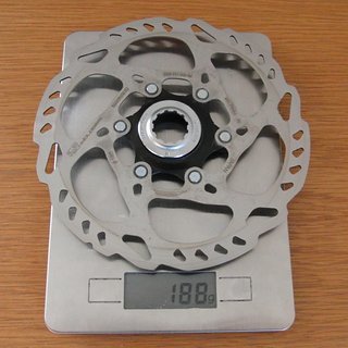 Gewicht Shimano Bremsscheibe SM-RT68-M 180mm