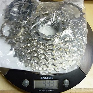 Gewicht Shimano Kassette Deore CS-HG50 9-fach, 11-34Z
