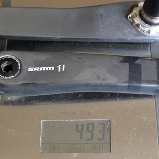 Gewicht SRAM Kurbel X1 175mm