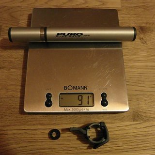 Gewicht SKS Werkzeug Puro Alu 192mm / 8Bar
