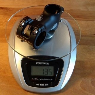 Gewicht Ritchey Vorbau Trail 31.8mm, 60mm, 0°