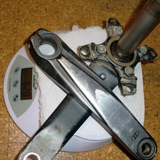 Gewicht Shimano Kurbel SLX FC-M665 175mm, 68/73mm, HTII