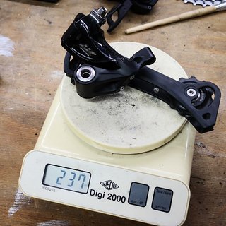 Gewicht Shimano Schaltwerk RD-T780 SGS, 10-fach