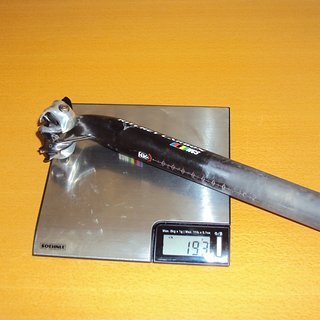 Gewicht Ritchey Sattelstütze Ritchey Carbon WCS 31.6mm 300 mm Länge