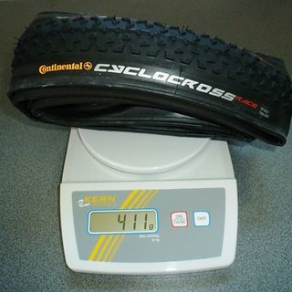Gewicht Continental Reifen Cyclocross Race 700x35C, 35-622