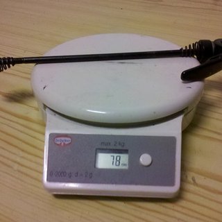 Gewicht Mavic Schnellspanner Crossride Disc 135mm