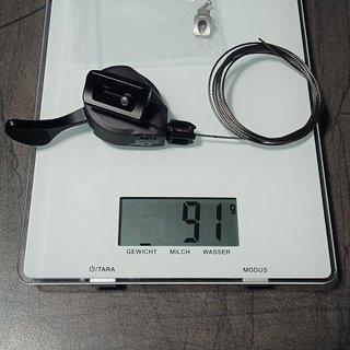 Gewicht Shimano Schalthebel Deore XT SL-M8100 mono links  2fach, iSpec EV