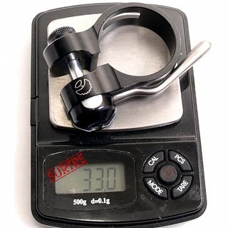 Gewicht Carbon Ti Sattelklemme X-Clamp QR 31.8mm