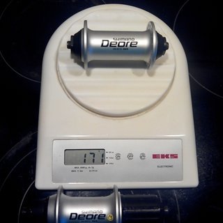 Gewicht Shimano Nabe Deore HB-M510 100mm/QR, 32 Loch