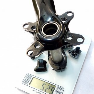 Gewicht Shimano Kurbel XTR FC-M9020 175mm, 68/73mm, HTII