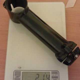 Gewicht Coda Vorbau HeadShok 25.4mm, 145mm, 5°
