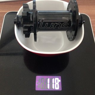 Gewicht Tune Nabe King 100mm/QR, 32-Loch