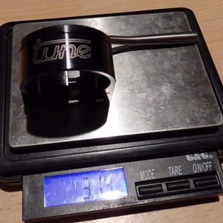 Gewicht Tune Sattelklemme Würger (QR) 30,0mm