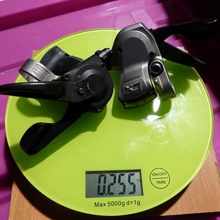 Gewicht Shimano Schalthebel SL-M580 3x9
