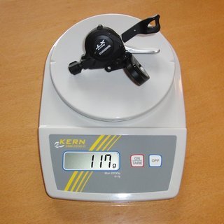 Gewicht Shimano Schalthebel XT SL-M770 9-fach