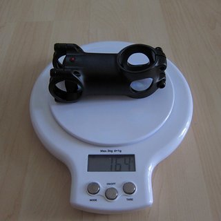 Gewicht Syntace Vorbau Force 1.5 31.8mm, 75mm, 12°