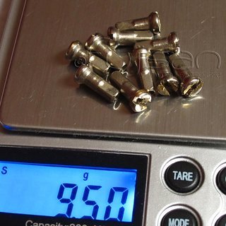 Gewicht No-Name Speichennippel Messing-Nippel 10x, 2mm, 12mm