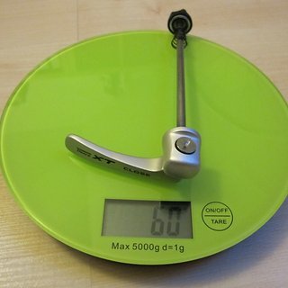 Gewicht Shimano Schnellspanner XT 775er-Serie 100mm