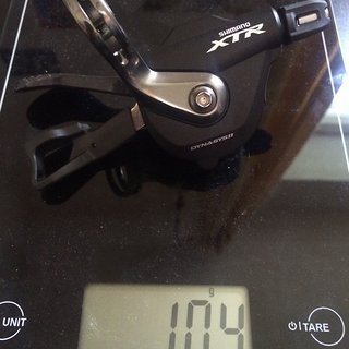 Gewicht Shimano Schalthebel XTR SL-M9000 11-fach