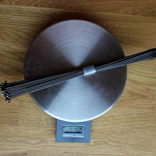 Gewicht Sapim Speiche D-Light 256mm, 32 Stück