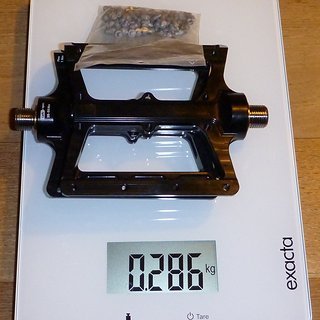 Gewicht Syntace Pedale (Platform) NumberNine Titan Medium