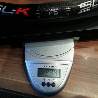 Gewicht FSA Lenker SL-K Low Riser 31.8mm, 740mm