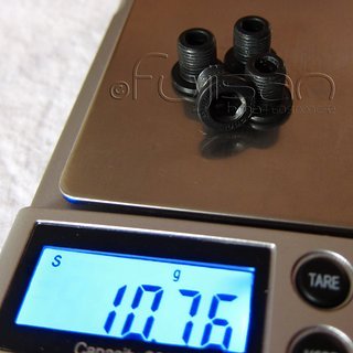 Gewicht Shimano Kettenblattschrauben XTR FC-M960 M8x10mm, 4x
