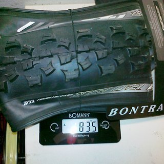 Gewicht Bontrager Reifen 29-4 TLR 29x2,3"