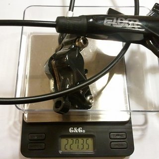 Gewicht Avid Scheibenbremse Elixir 7 / X0 Trail HR, 1370mm