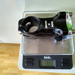 Gewicht On-One Vorbau Hot Box 31,8mm, 60mm, 7°