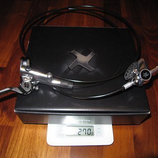 Gewicht Shimano Scheibenbremse XTR BR-M988 Trail HR, 1700mm