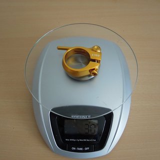 Gewicht Superstar Components Sattelklemme Superfly QR Seatclamp 34,9mm