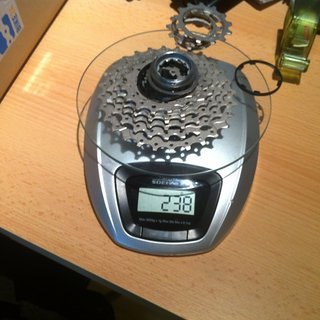 Gewicht Shimano Kassette CS-6700 11-28