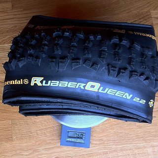 Gewicht Continental Reifen Rubber Queen UST 26x2.2", 55x559