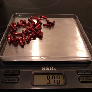 Gewicht Sapim Speichennippel Polyax Alu 32x, 2mm, 12mm