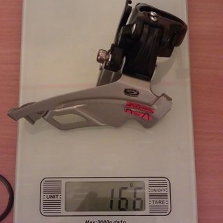 Gewicht Shimano Umwerfer Alivio FD-M431 34,9mm