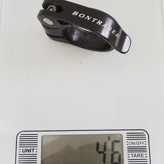 Gewicht Bontrager Sattelklemme Sattelklemme (QR) 36.0mm