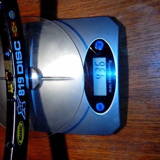 Gewicht Mavic Felge XM819 Disc 26", 559x19, 32 L