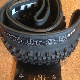 Gewicht WTB Reifen Breakout 27.5 x 2.5