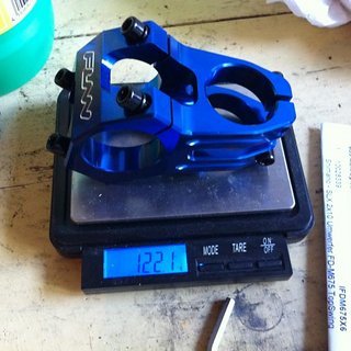 Gewicht FUNN Vorbau Funnduro 31.8mm, 45mm, 0°