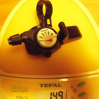 Gewicht Shimano Schalthebel Nexus ST-7S20 7-fach