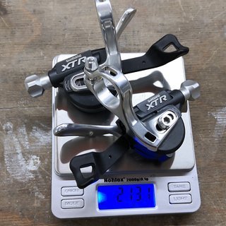 Gewicht Shimano Schalthebel XTR SL-M970-A (tuned)  3x9 fach