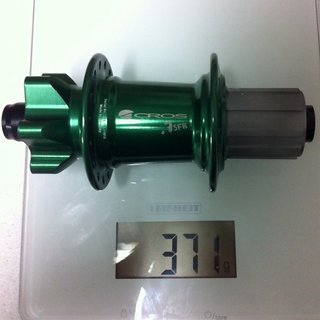Gewicht Acros Nabe .75FR-HR, TA12, 150, grün 150mm