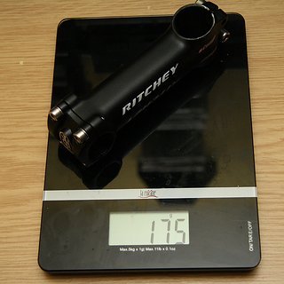 Gewicht Ritchey Vorbau Comp 25.4mm, 120mm, 6°