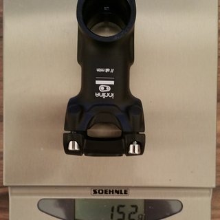 Gewicht Crank Brothers Vorbau Iodine 1 31,8mm; L=55mm