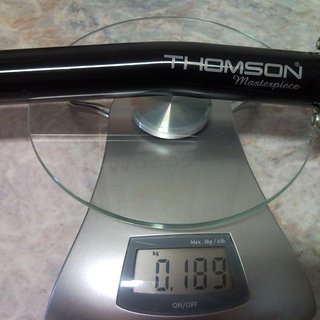 Gewicht Thomson Sattelstütze Masterpiece  30.9 x 350mm