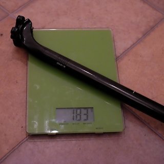Gewicht Rose Sattelstütze RC-170 Flex Carbon 27,2